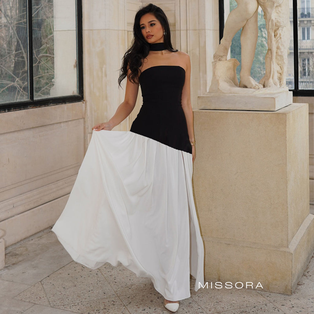 Embrie Askısız Yırtmaçlı Elbise [AZ9WPBFB]