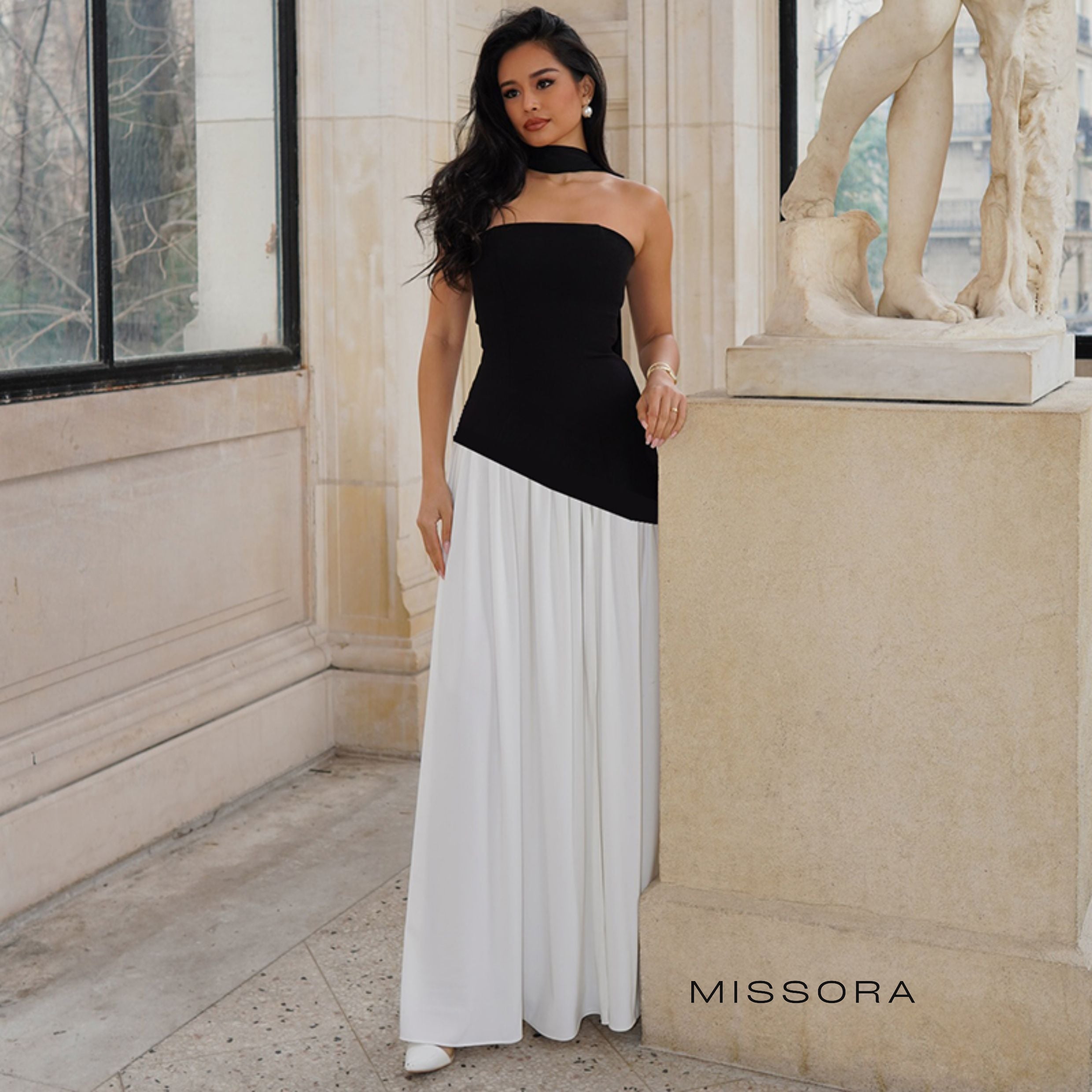 Embrie Askısız Yırtmaçlı Elbise [OJ4VH2YB]