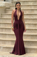 Missora Estela Draped Maxi Dress