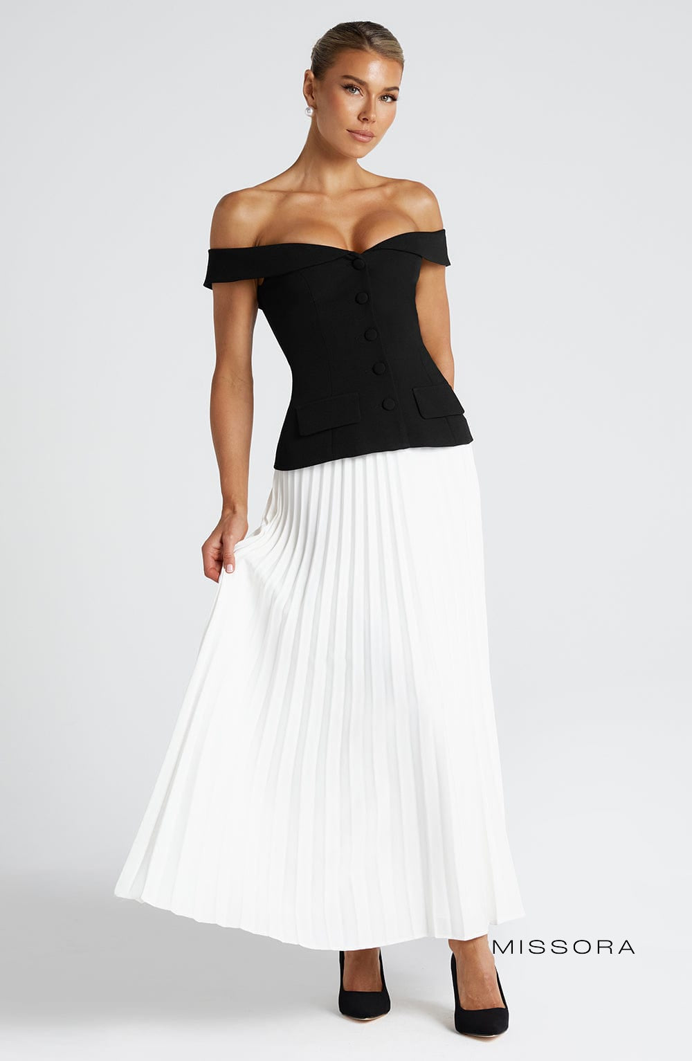 Missora Fenix Tailored Bardot Top