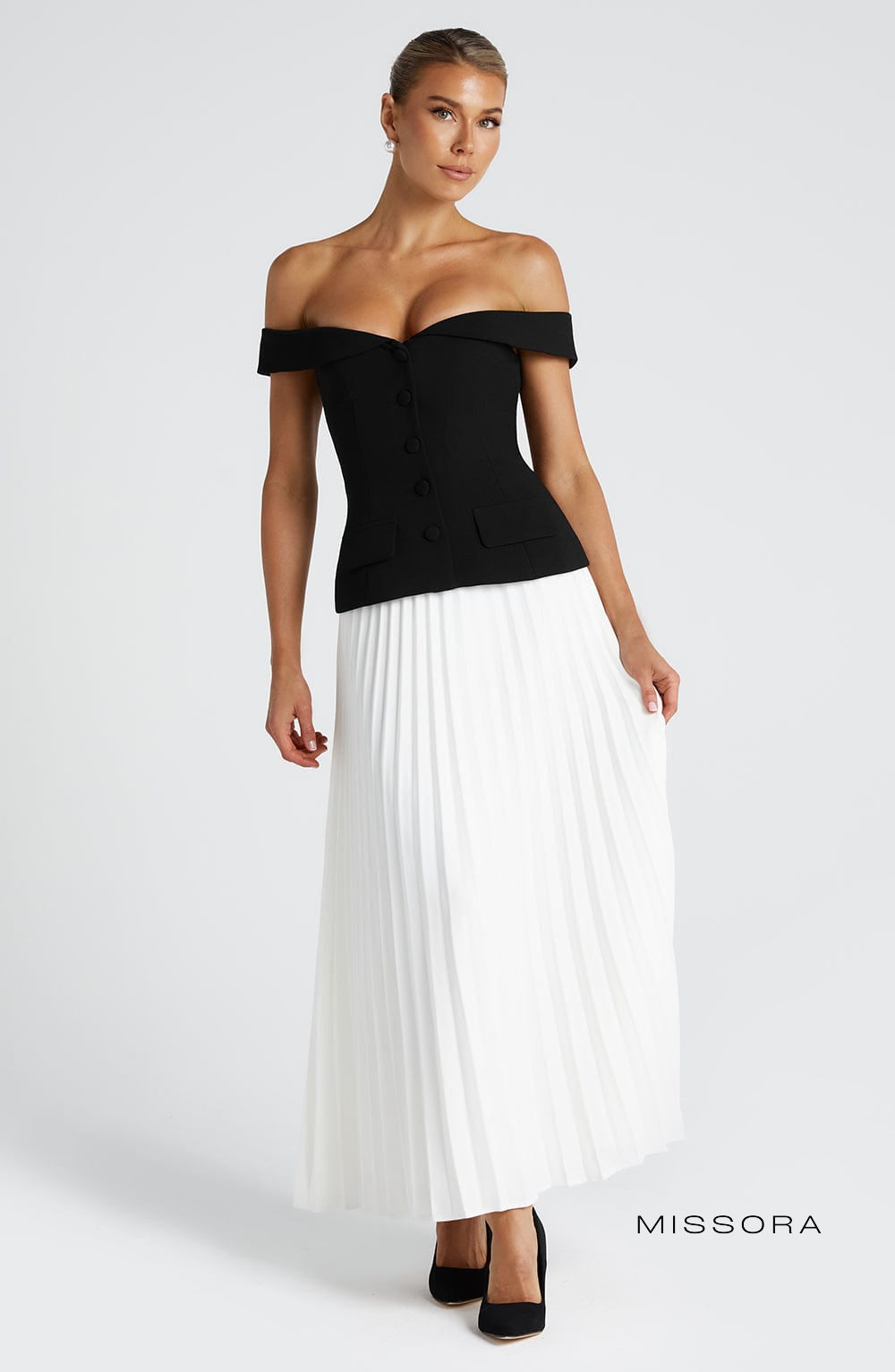Missora Fenix Tailored Bardot Top