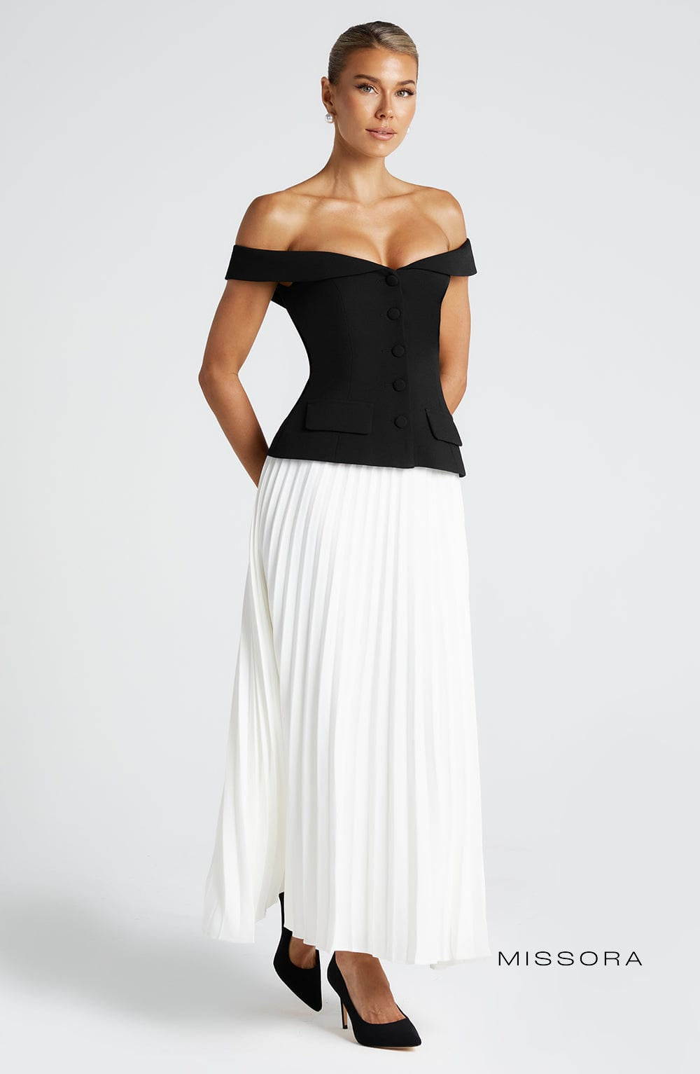 Missora Fenix Tailored Bardot Top
