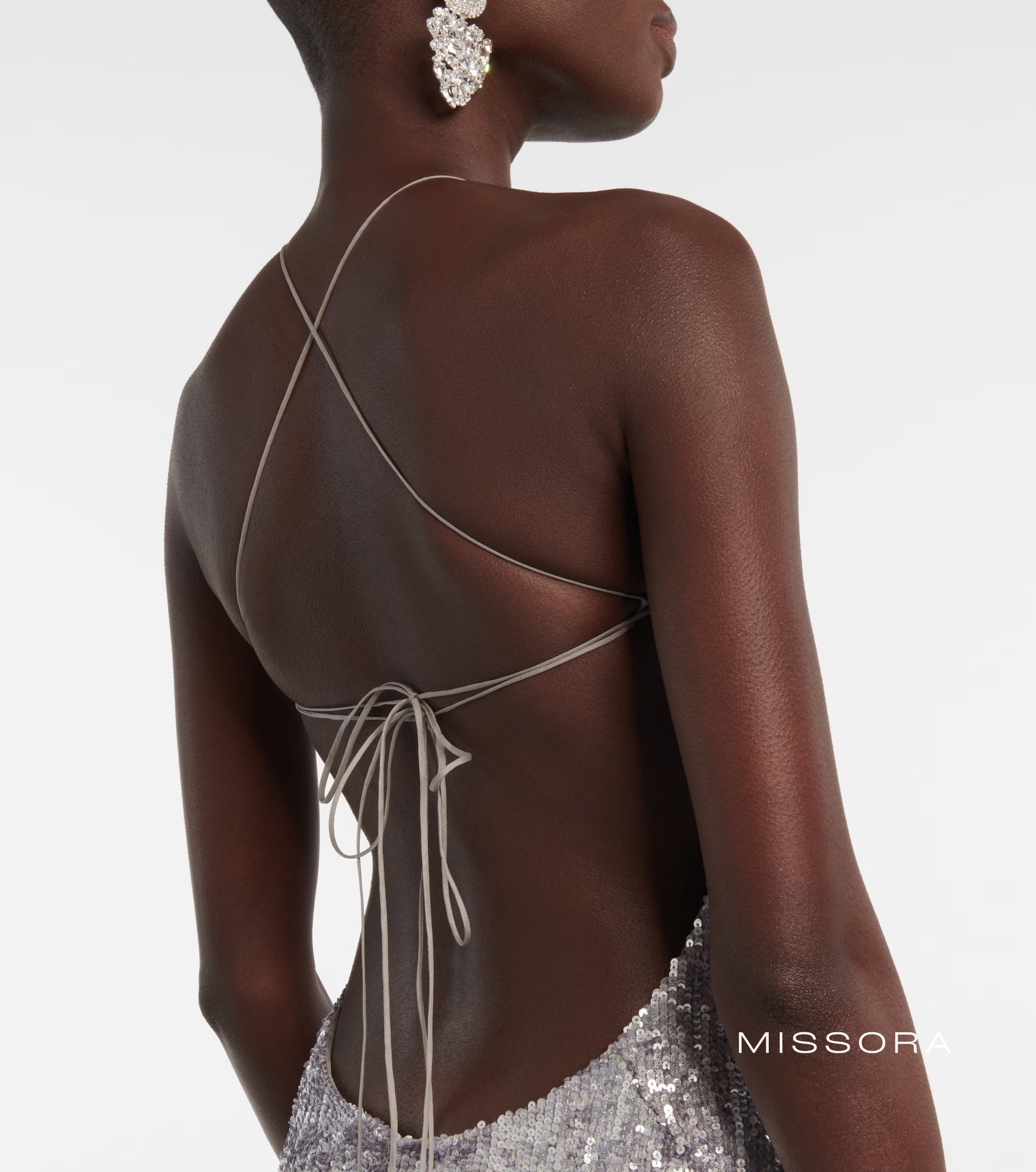 Finn Sırt Dekolteli Payetli Maksi Elbise [5JETZOHH]