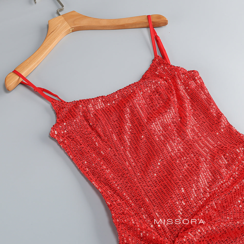 Fraidy Payetli Uzun Elbise [24U5Y197]