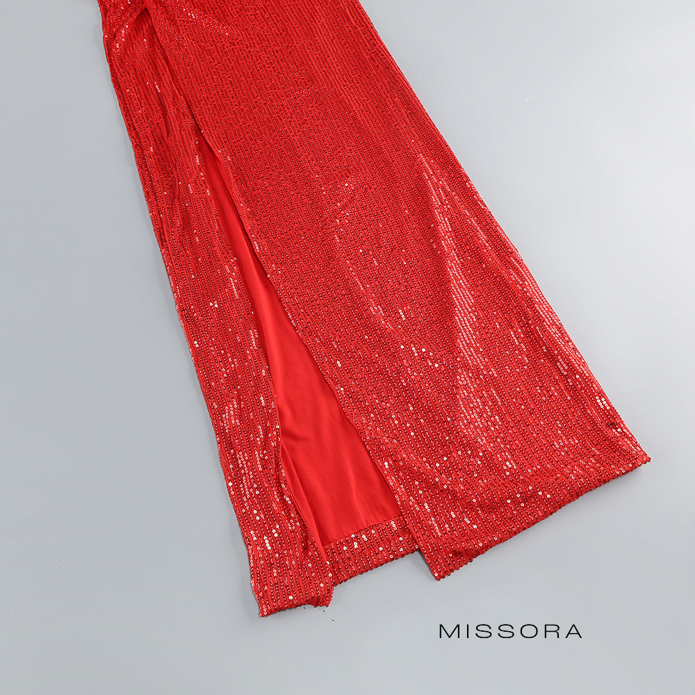 Fraidy Payetli Uzun Elbise [3NOLVGCN]