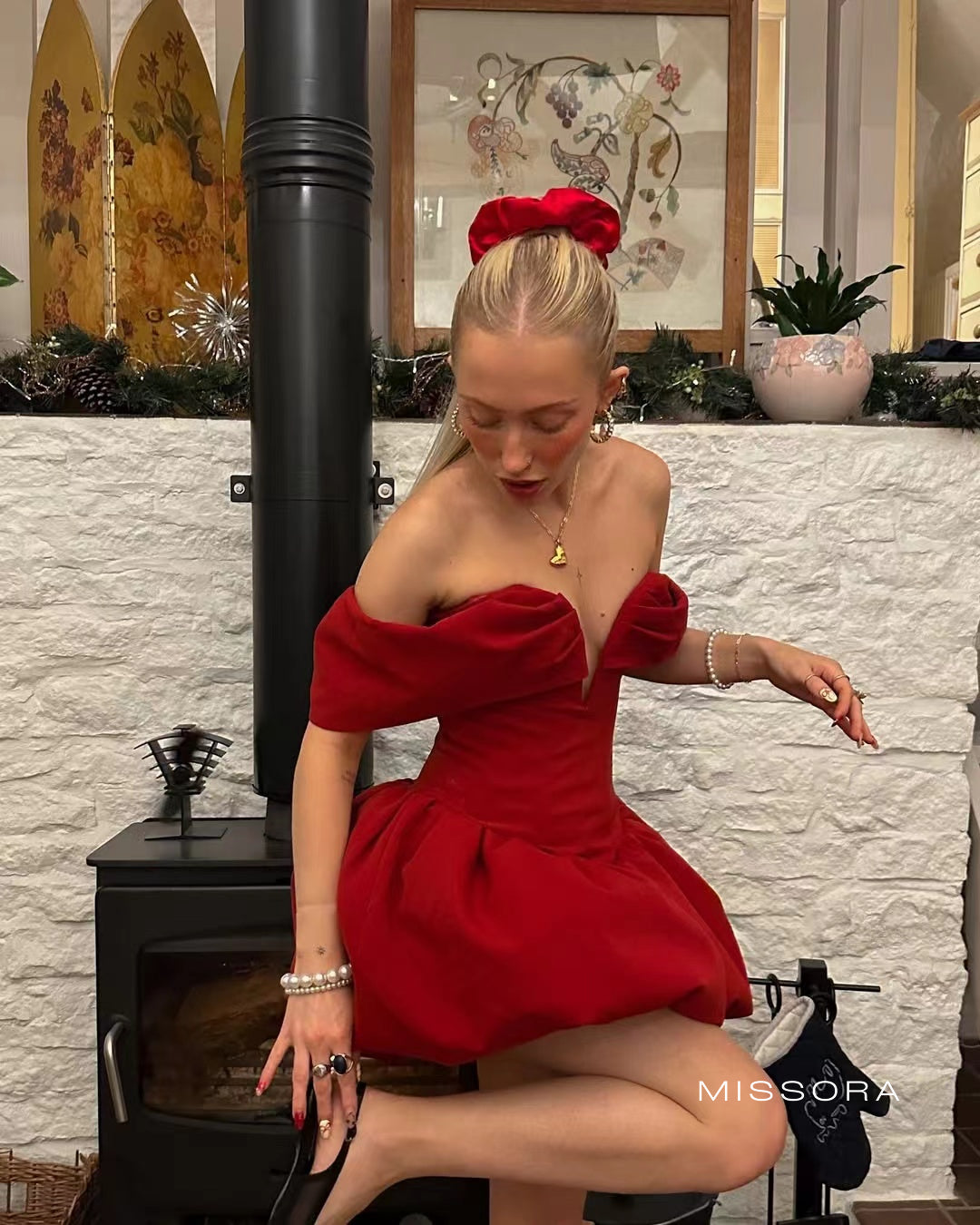 Gabby V Yaka Korse Elbise [HVLDKWF0]