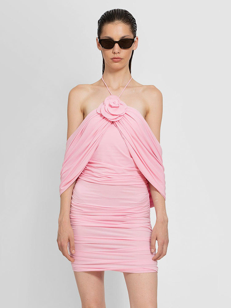 Haisley Halter Mini Elbise [EP20IOOJ]