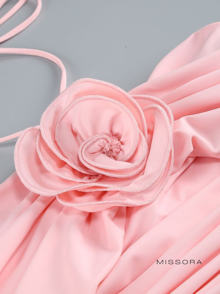 Haisley Halter Mini Elbise [XLCVOFOE]