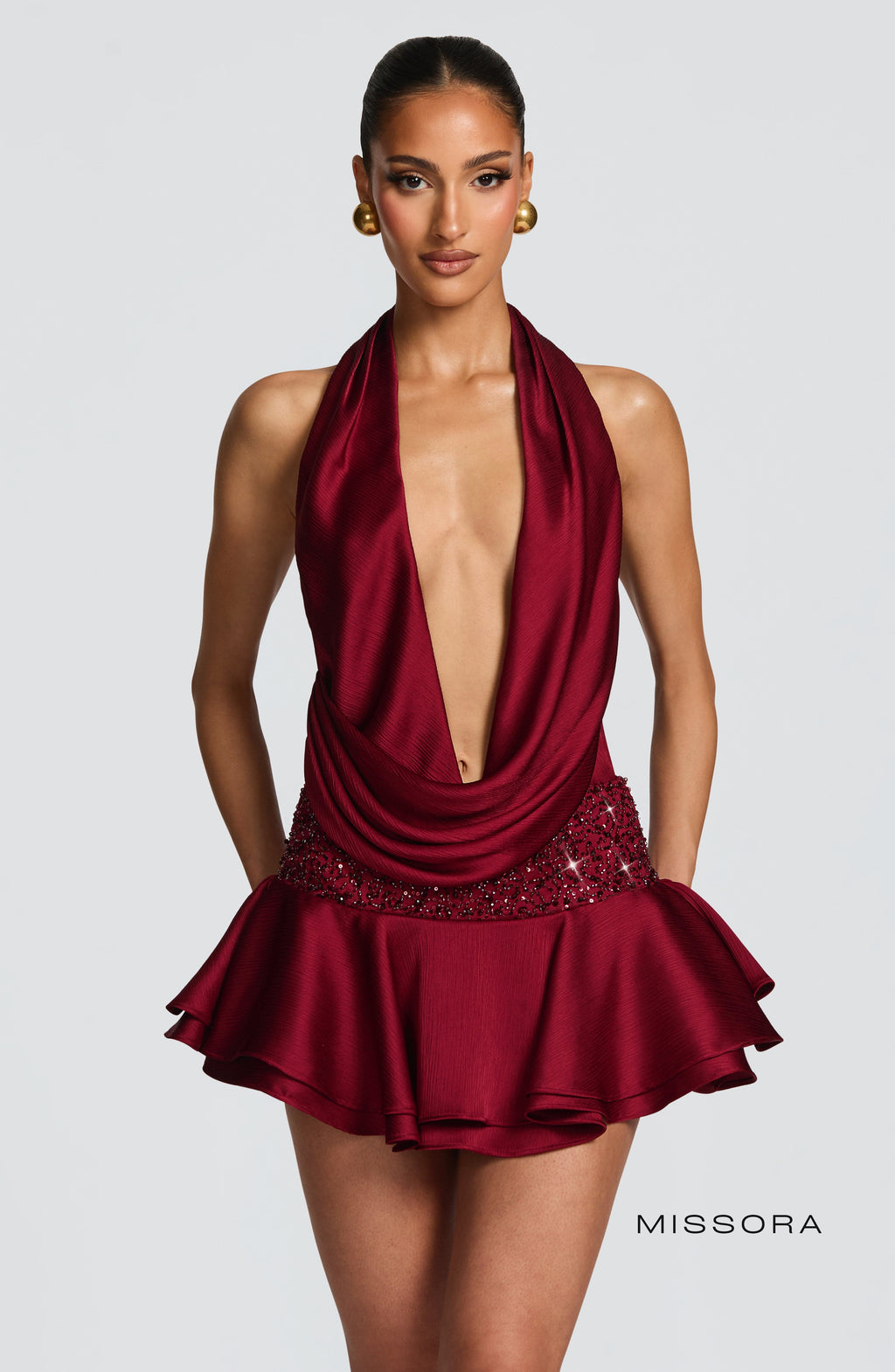 Missora Idy Drapeli Saten Badi