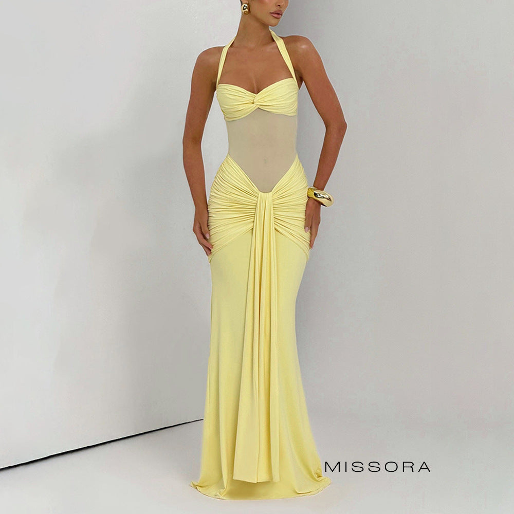 Jackie Halter Büzgülü Elbise [MWVJ8QUG]