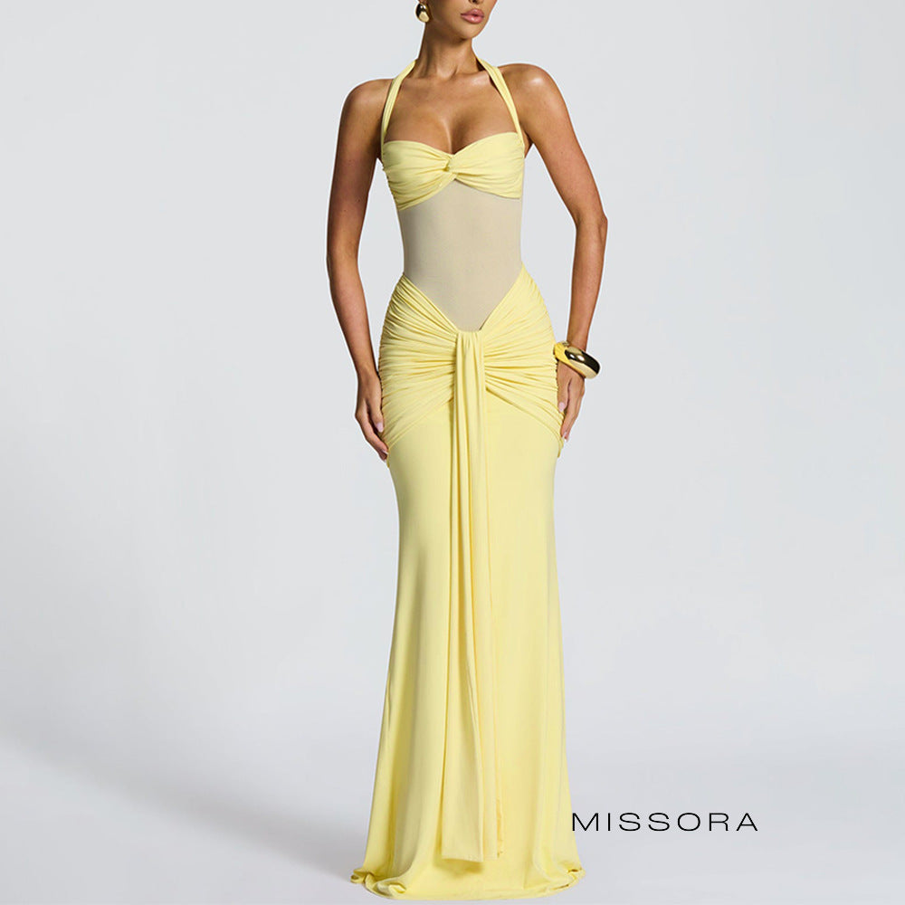 Jackie Halter Büzgülü Elbise [PGHJA2AC]