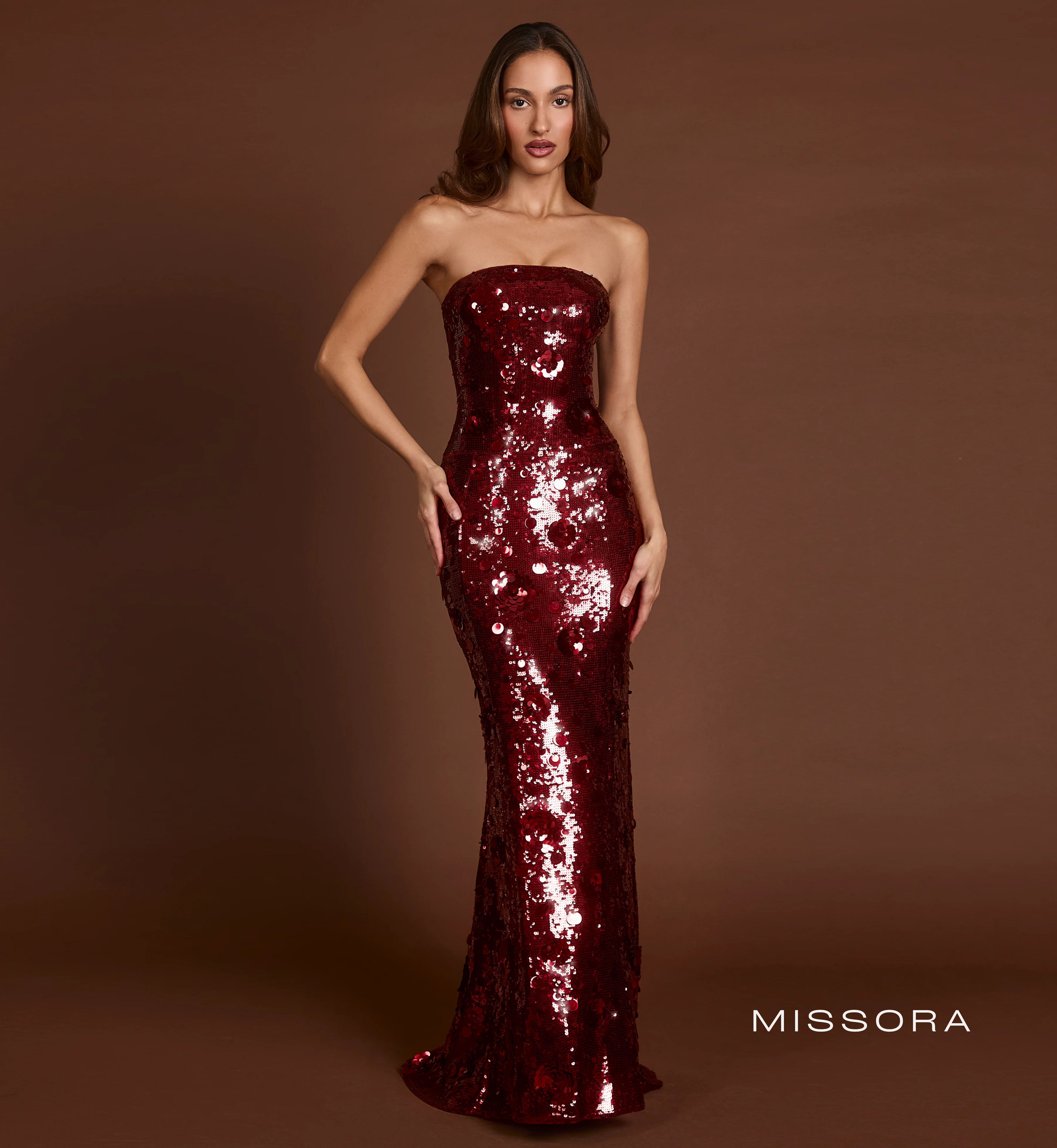 Jaclyn Straplez Payetli Elbise [HHZDXG3P]