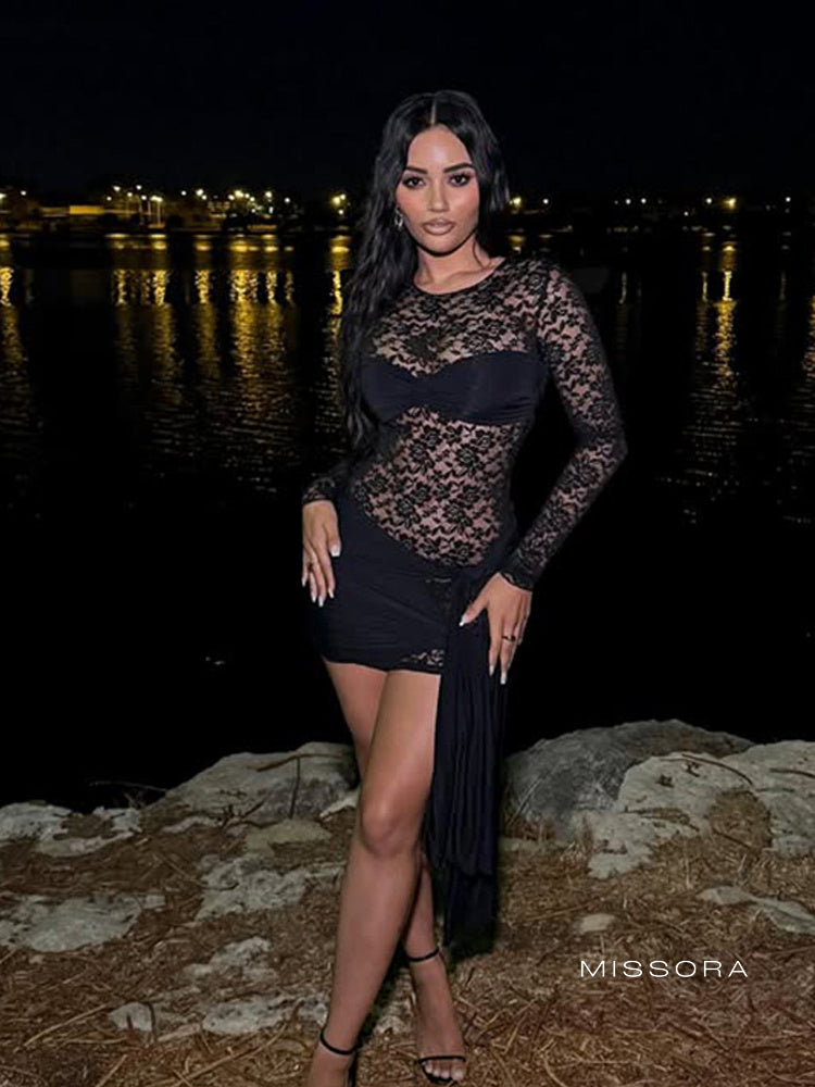 Jalaya Dantel Mini Etek Takımı [50IA99AQ]