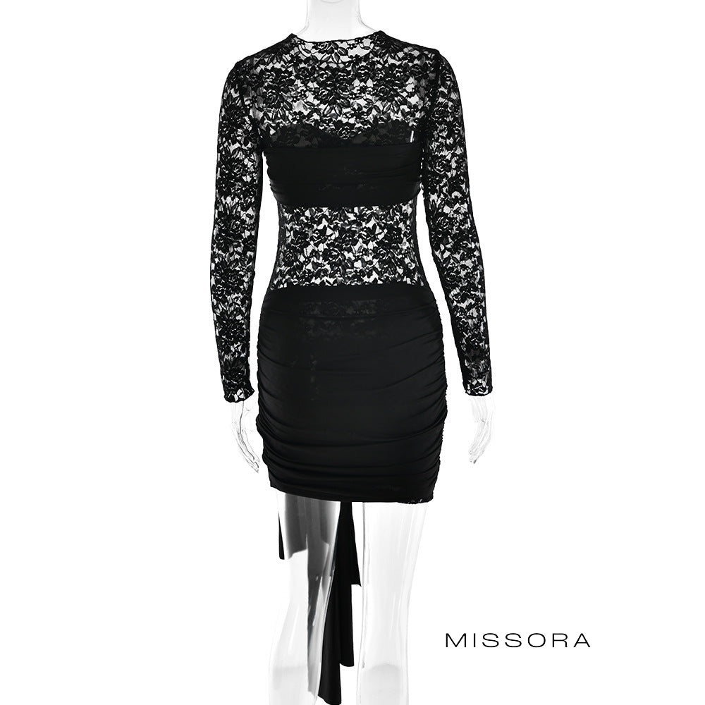 Jalaya Dantel Mini Etek Takımı [FA005KU3]