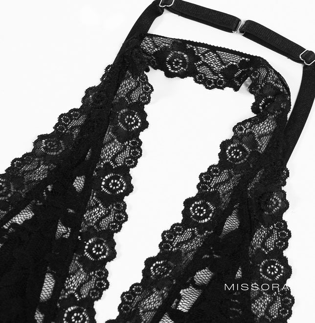 Jamaria Halter Dantel Uzun Elbise [E37DEB4T]