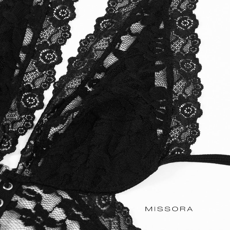 Jamaria Halter Dantel Uzun Elbise [UOMF7JNA]