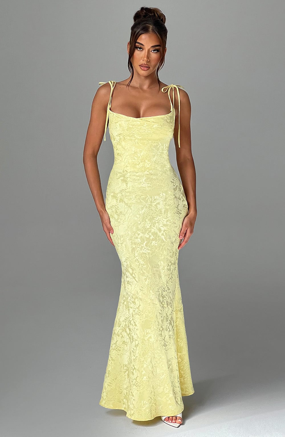 Missora Jania Floral Draped Maxi Dress