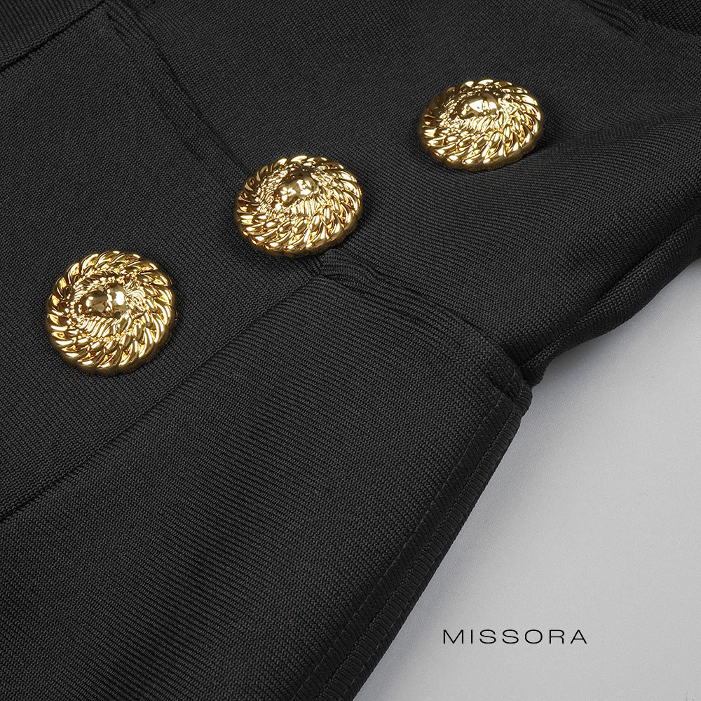 Jean Kısa Kollu Triko Mini Elbise [ANGM99QW]