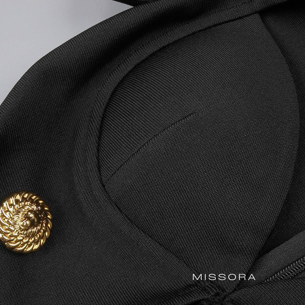 Jean Kısa Kollu Triko Mini Elbise [S0YF3CJ5]