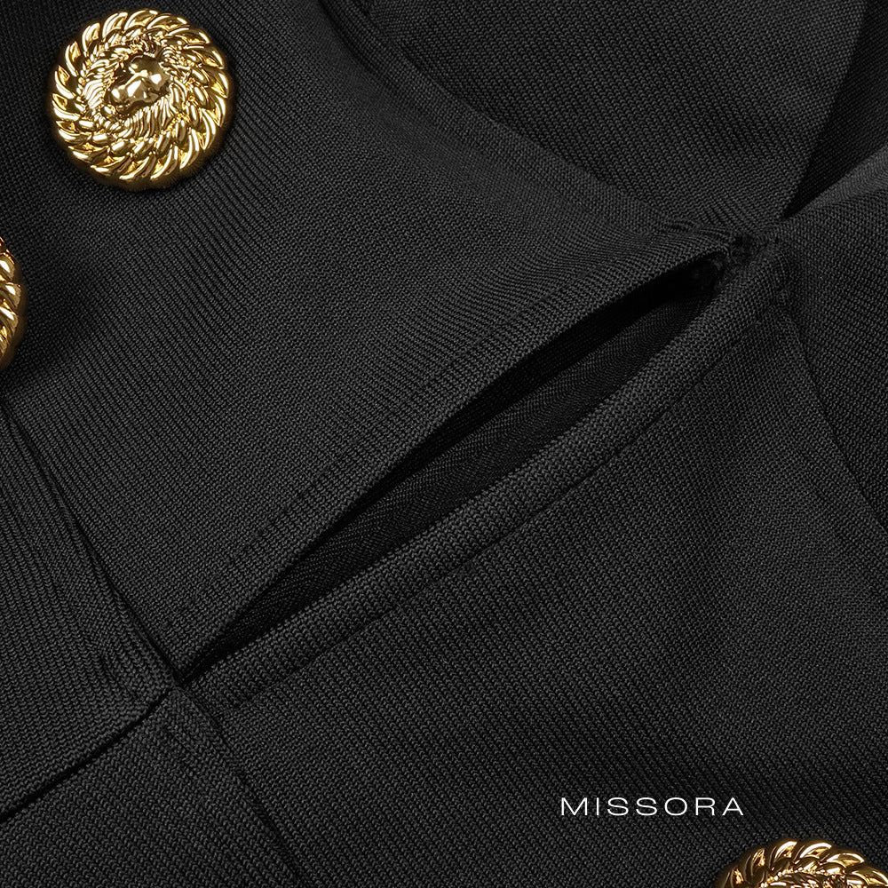 Jean Kısa Kollu Triko Mini Elbise [0HC1O44H]