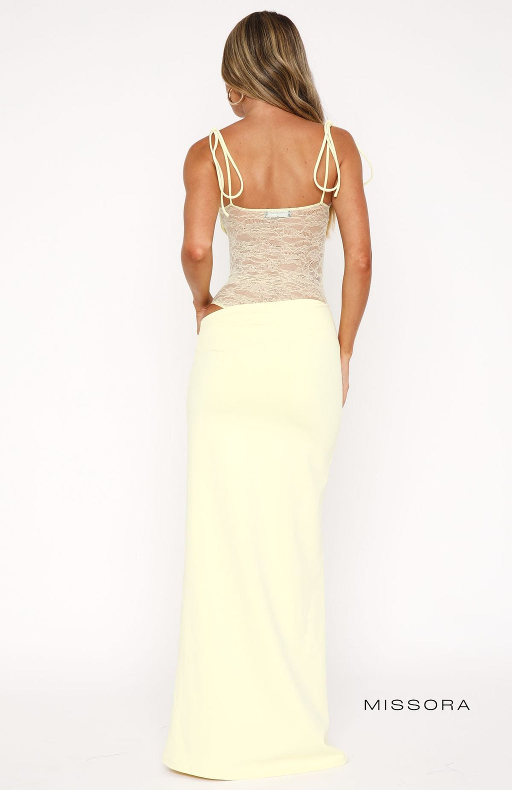 Missora Joselin Lace Cut-Out Maxi Dress
