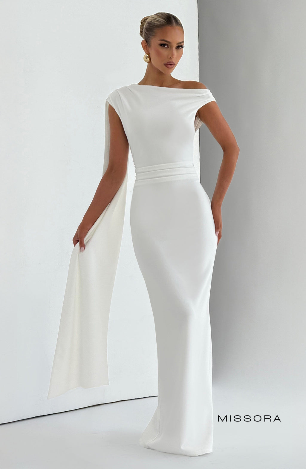 Missora Journei Draped Maxi Dress