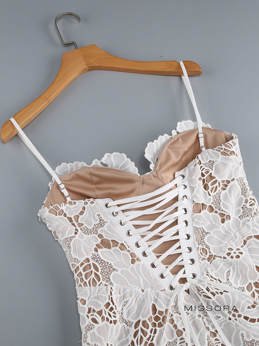 Julieta Dantel Sırt Dekolteli Elbise [AVC27AG3]