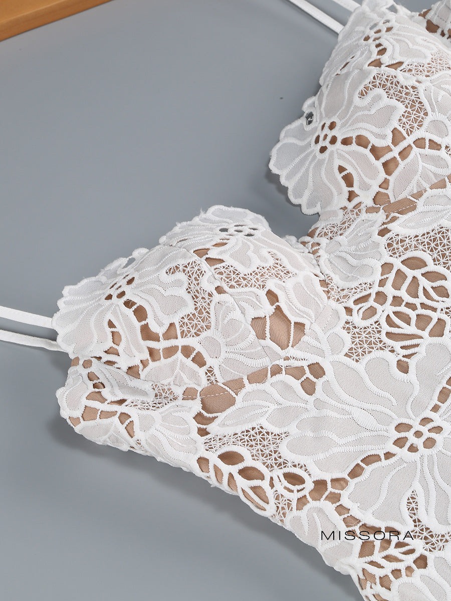 Julieta Dantel Sırt Dekolteli Elbise [NEMSQZOT]