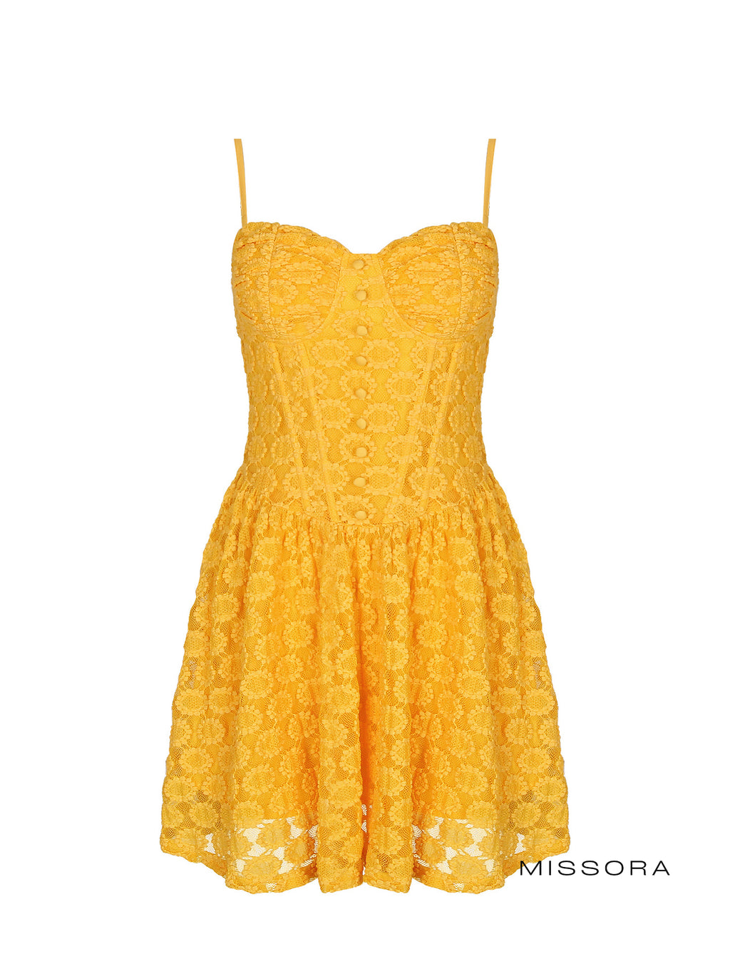 Julieta Dantelli Korse Mini Elbise [664LLTRO]