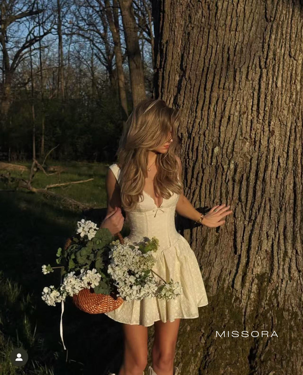 Kaileigh Dantel İşlemeli Mini Elbise [60DMMMOU]