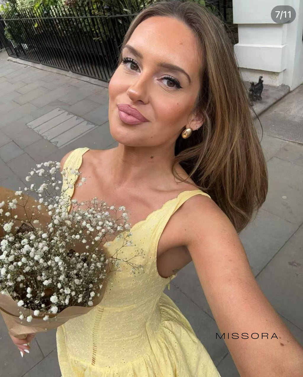 Kaileigh Dantel İşlemeli Mini Elbise [8JNC3RAF]