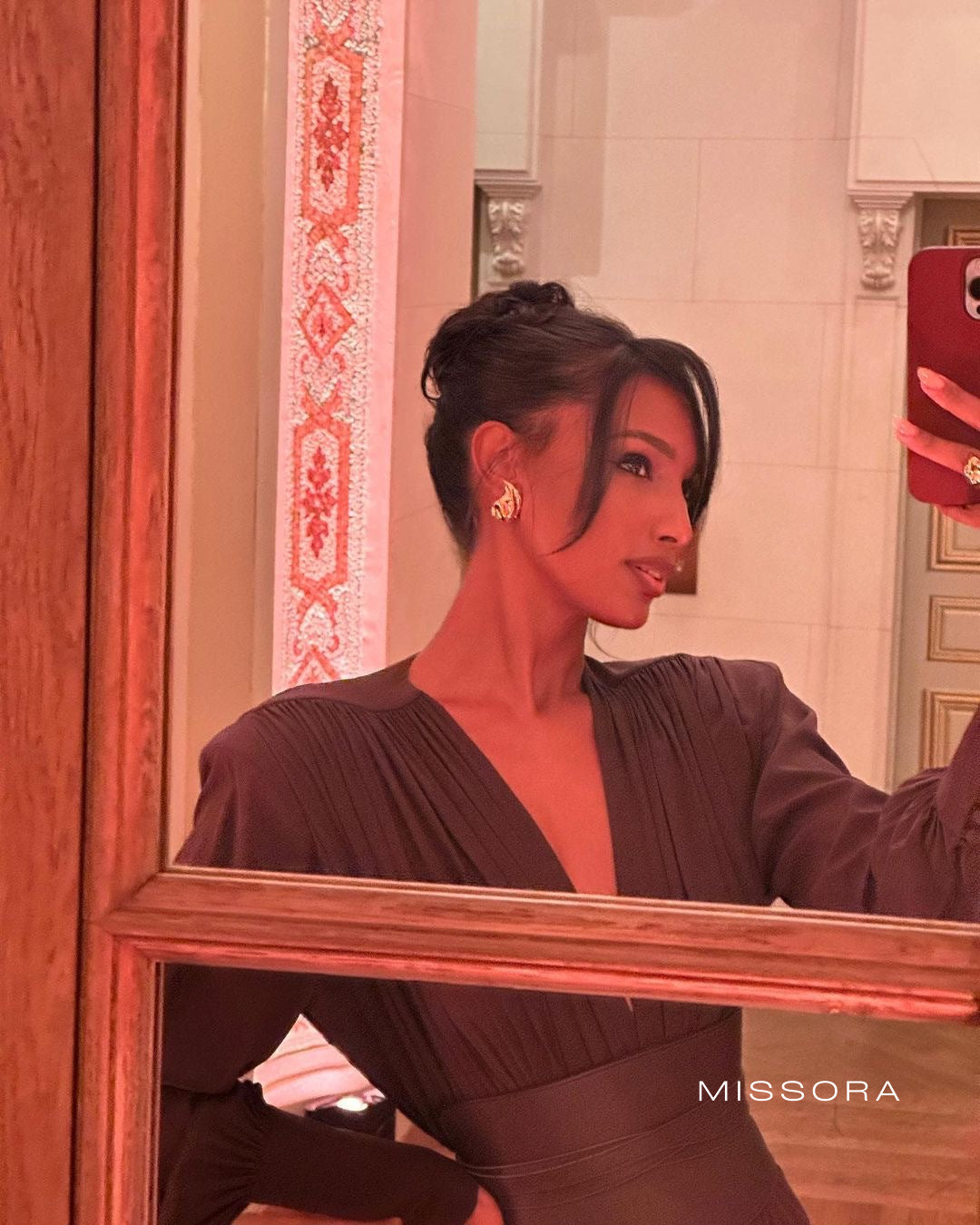 Kambria Pliseli V Yaka Elbise [XCFMFEYZ]