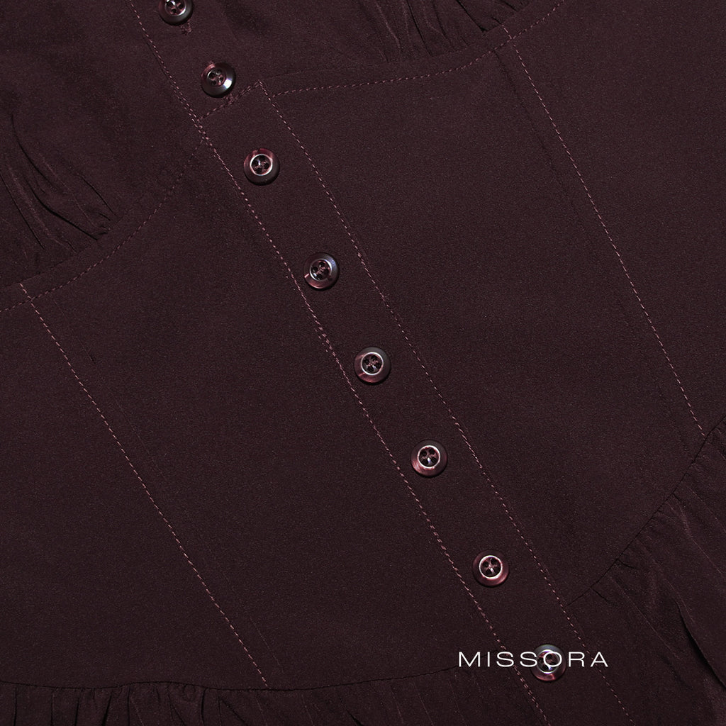 Kaylanie Kare Yaka Korse Detay Elbise [CQRIM6X8]