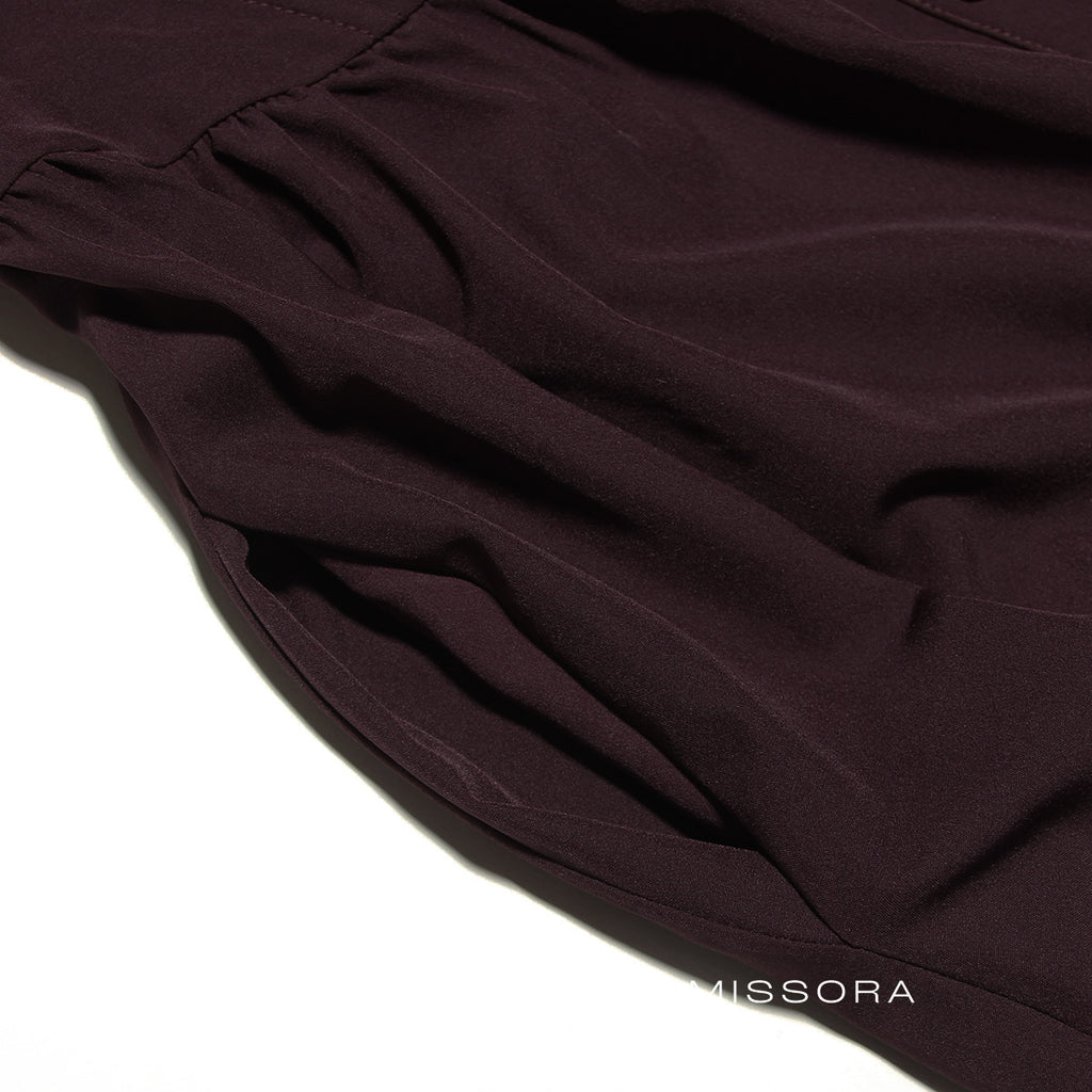 Kaylanie Kare Yaka Korse Detay Elbise [5WDBQBIP]