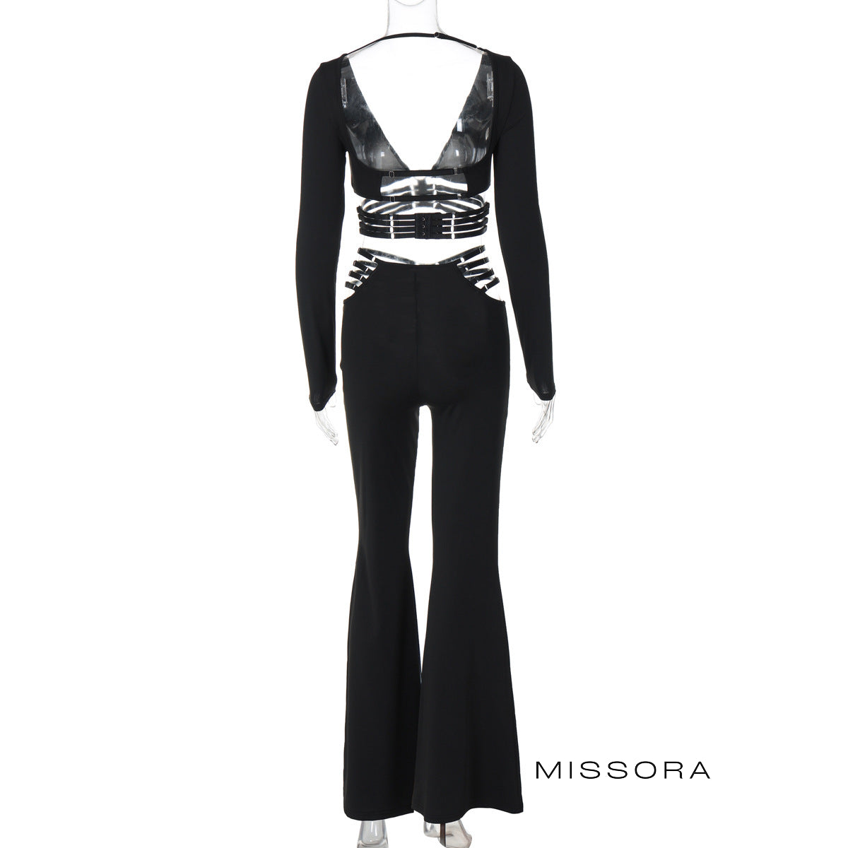 Kehlani Strappy Cut-Out Pantolon Takım [5M1IXZ4H]