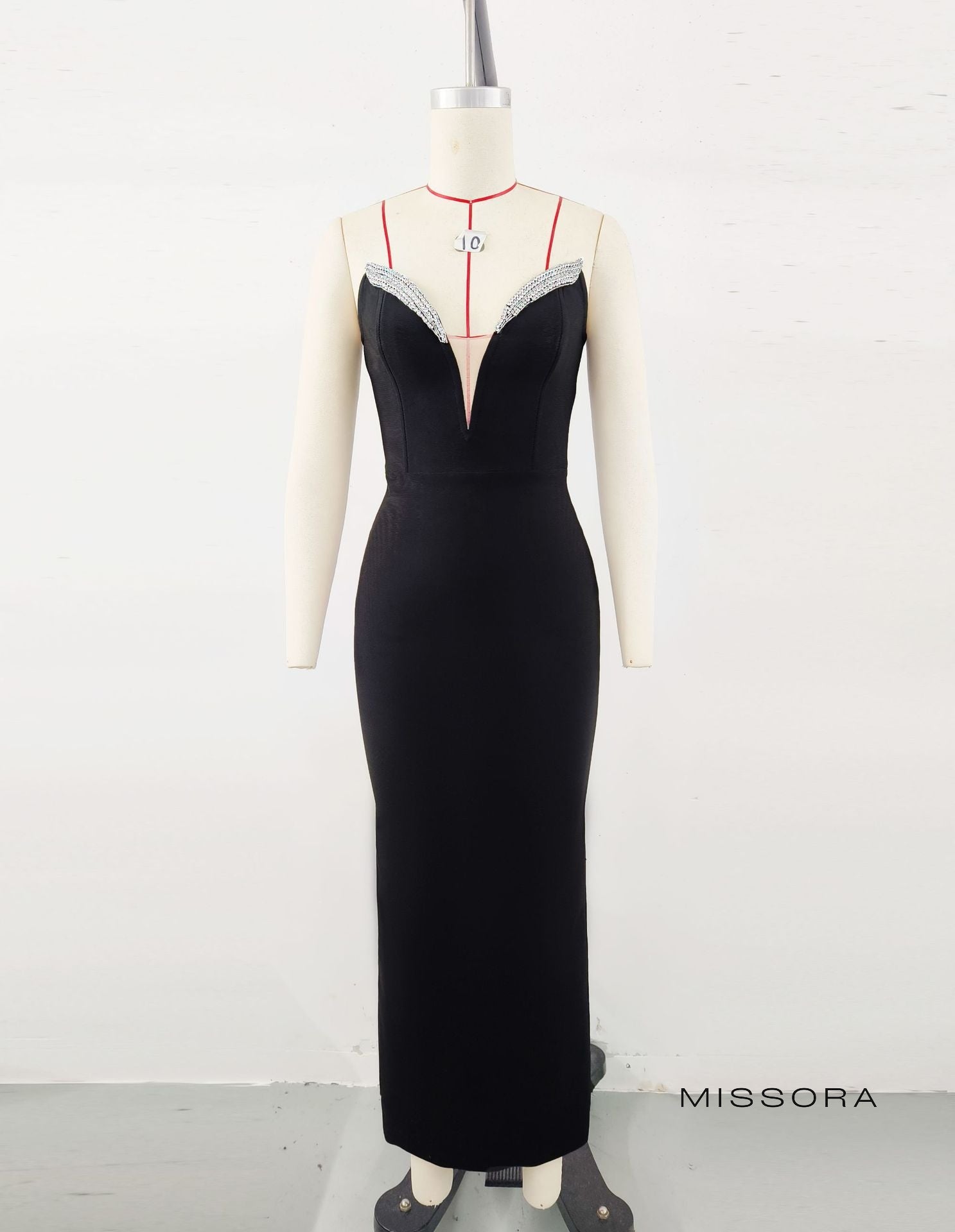 Keilyn Straplez Bandaj Maxi Elbise [508PV2X1]