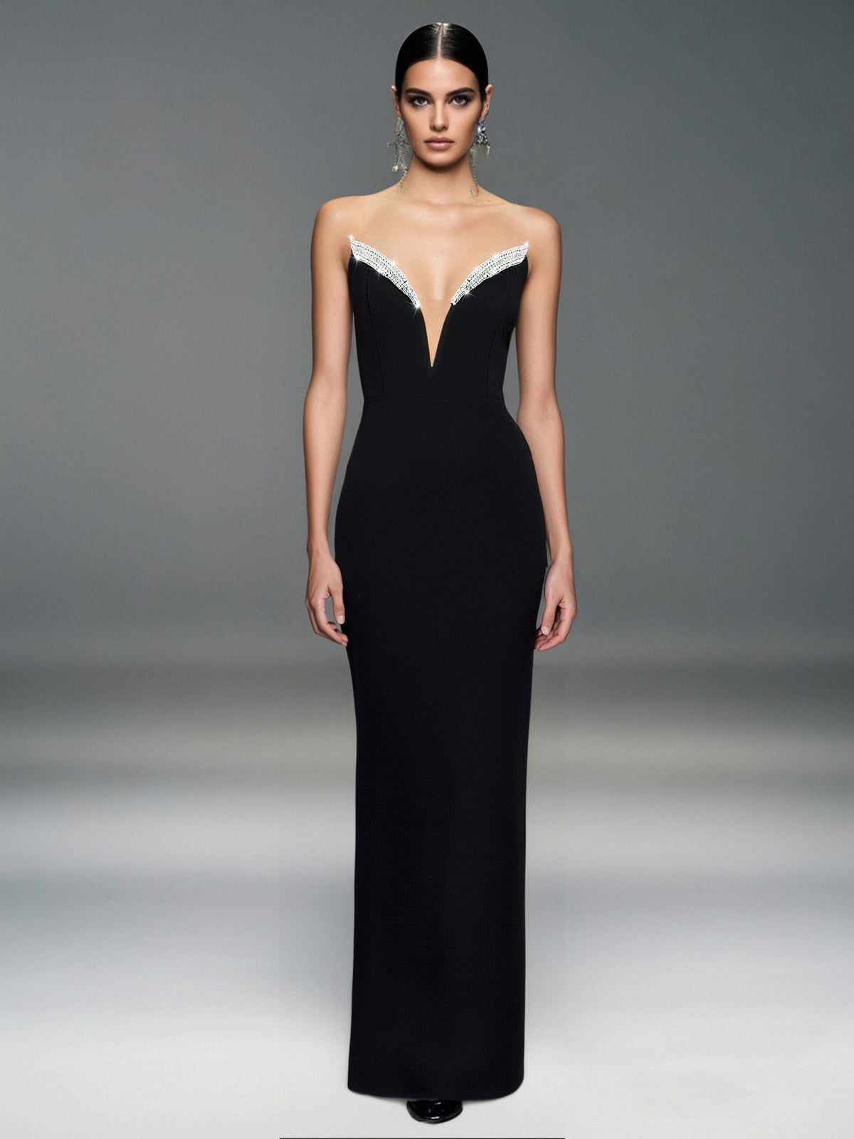 Keilyn Straplez Bandaj Maxi Elbise [2WCZZBTT]