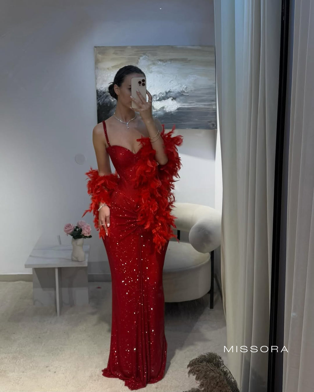 Kelise Işıltılı Askılı Maxi Elbise [GLDFXP0S]