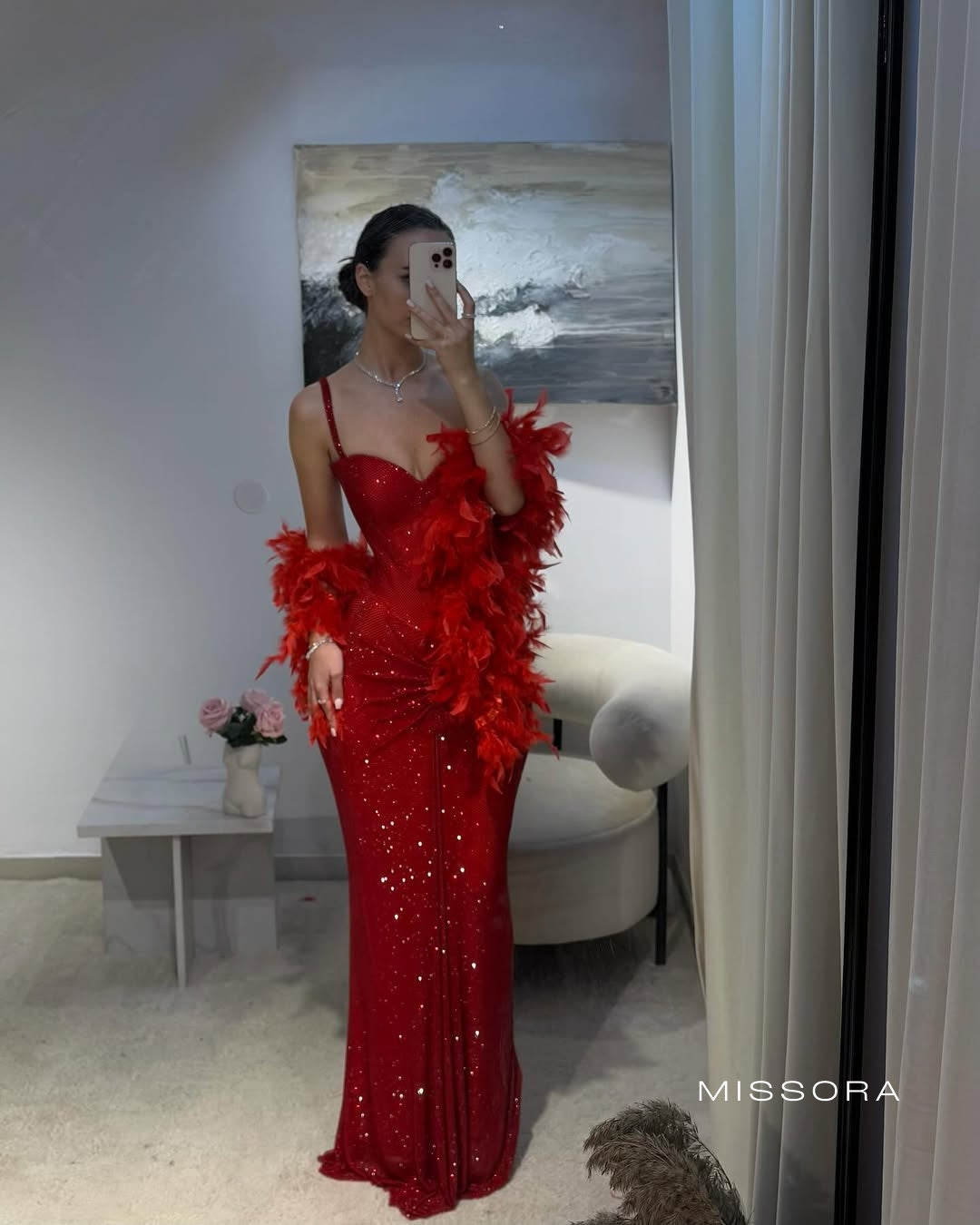 Kelise Işıltılı Askılı Maxi Elbise [GLDFXP0S]