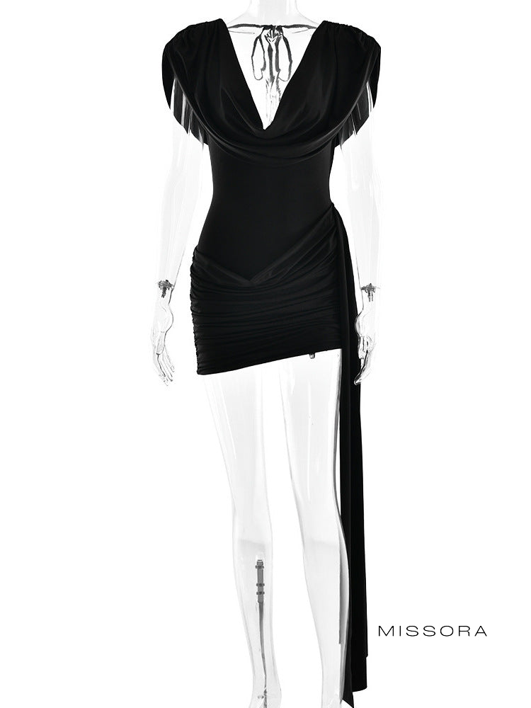 Kenna Off-Shoulder Mini Elbise [CCXM5CKX]