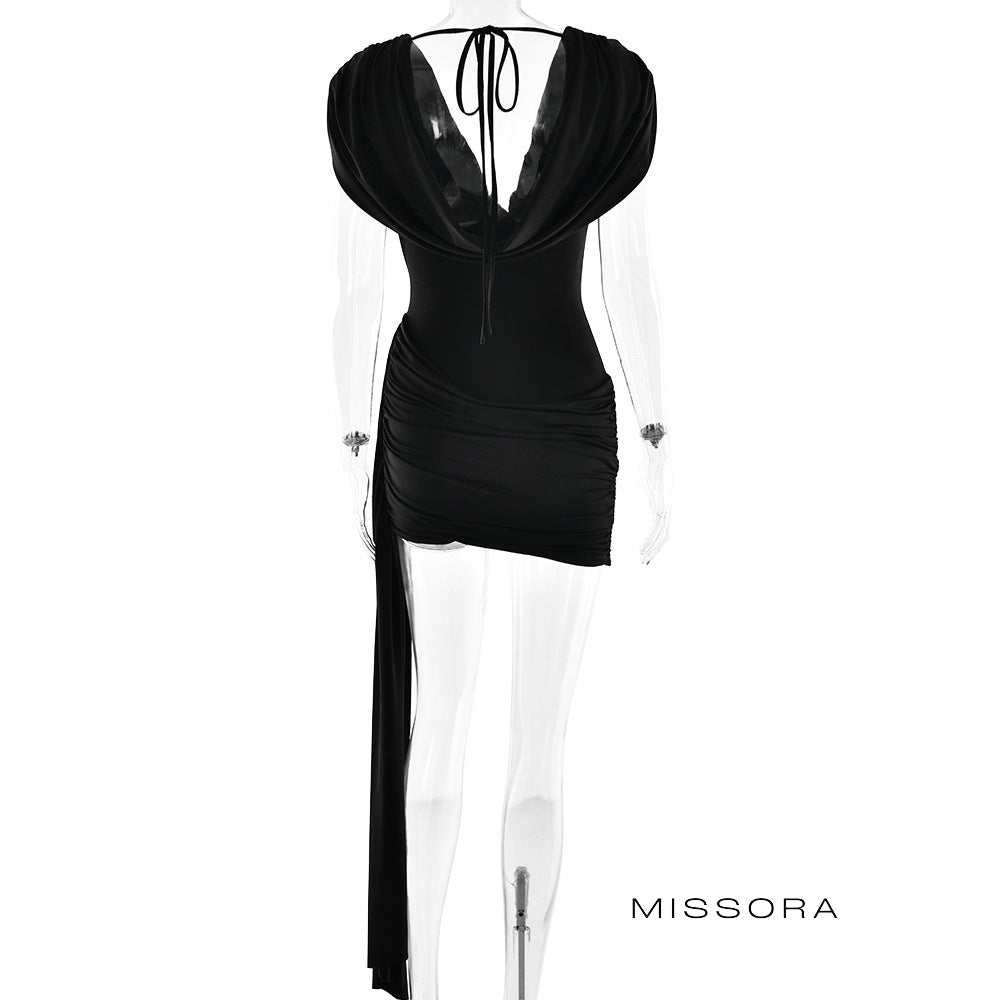 Kenna Off-Shoulder Mini Elbise [LC490TX9]