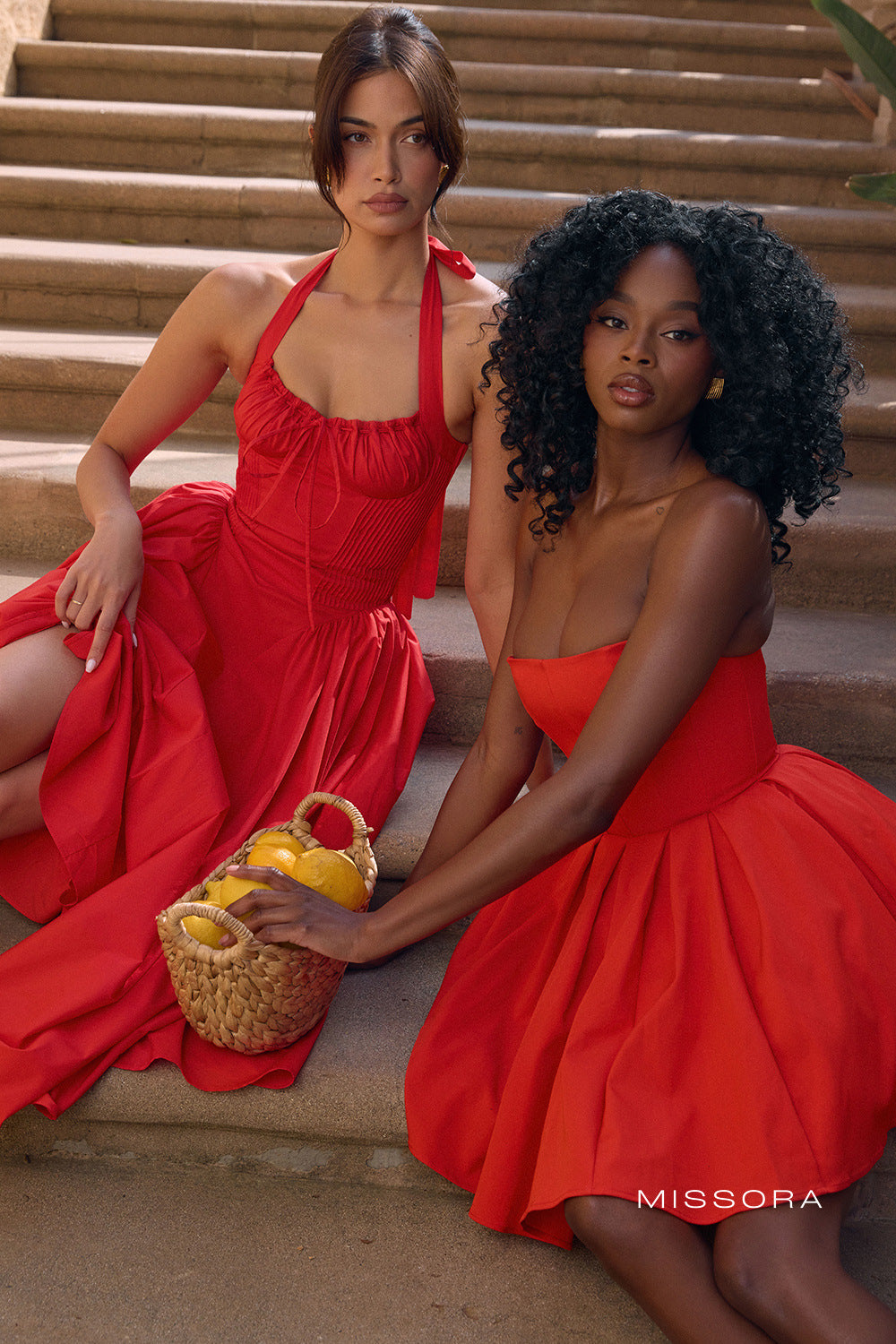 Kenzli Floral Halter Midi Elbise [YELMTVXR]