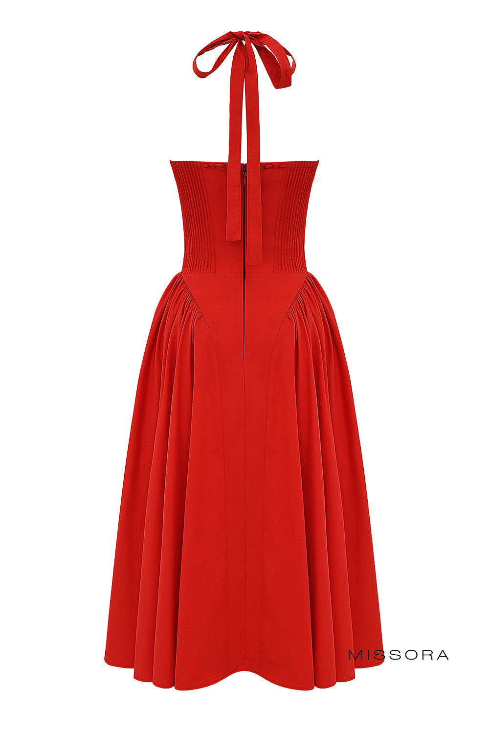 Kenzli Floral Halter Midi Elbise [B1R3LHJB]