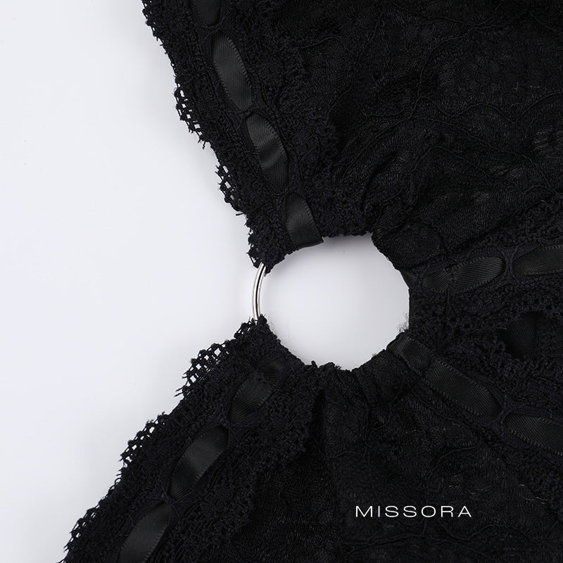 Kinnley Uzun Kollu Dantelli Tulum [69GVSAMS]