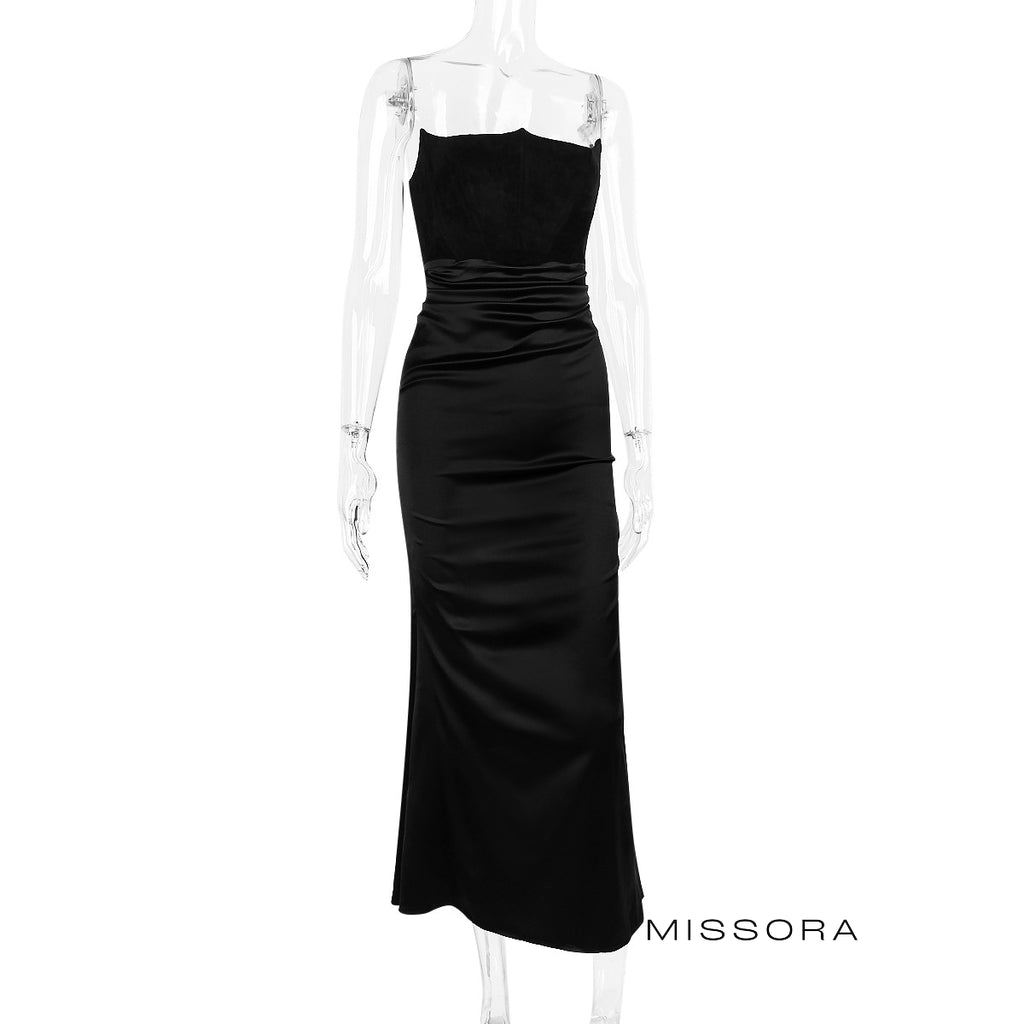 Lanae Kadife Saten Abiye Elbise [1WTQ8HM2]