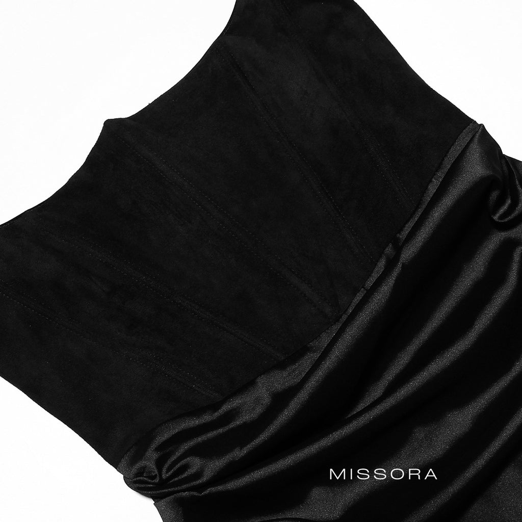 Lanae Kadife Saten Abiye Elbise [E8R3824U]