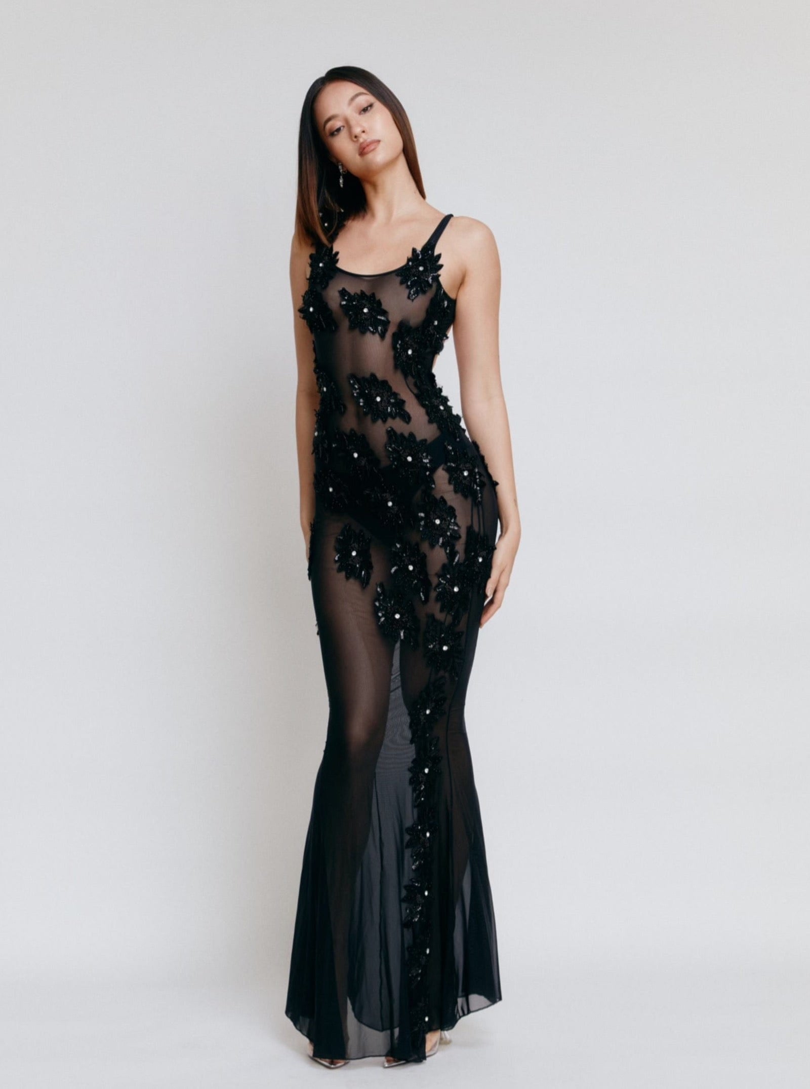 Missora Leasia Sequin Embellished Maxi Dress