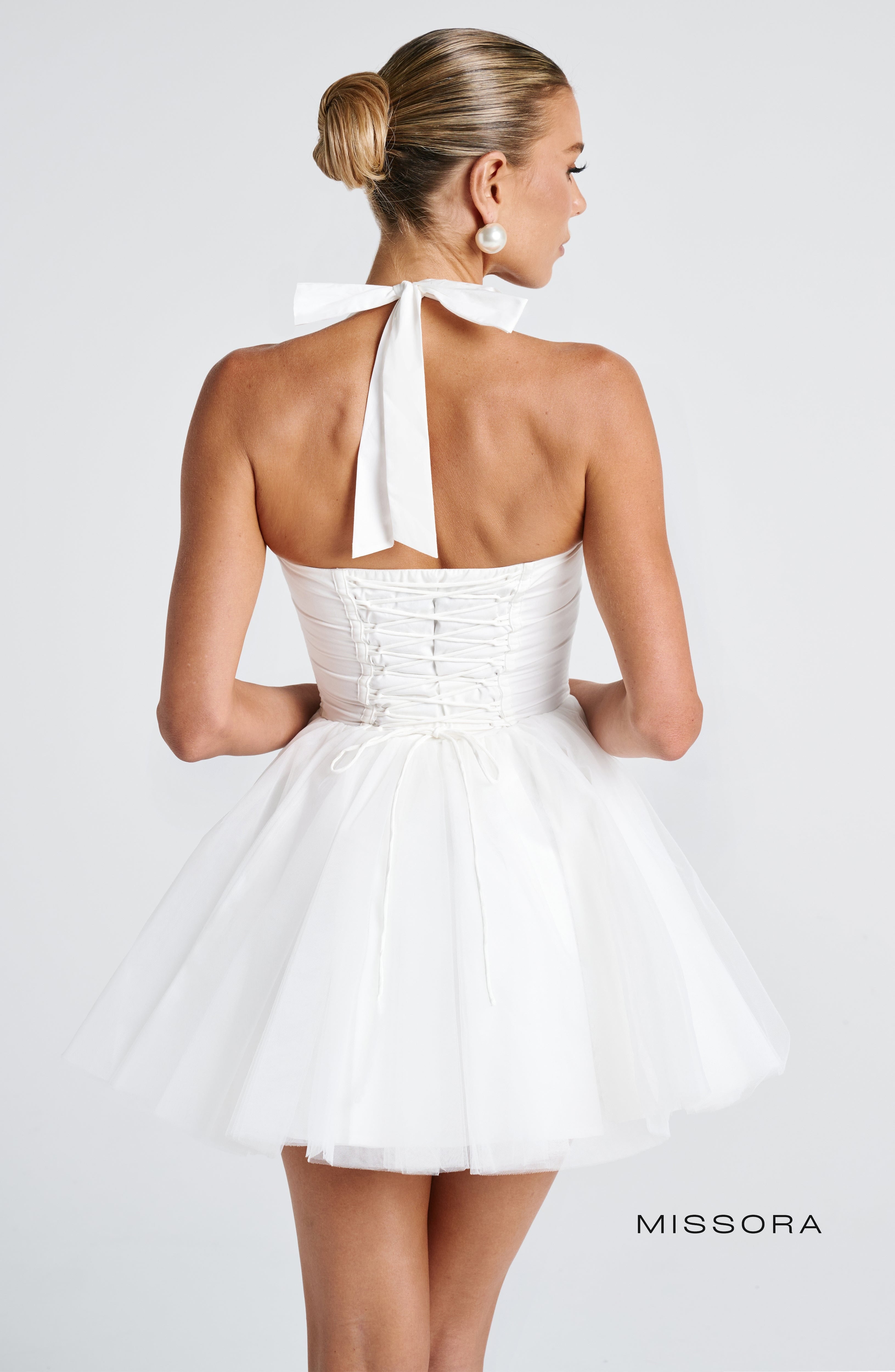 Missora Leelah Tulle Corset Mini Dress