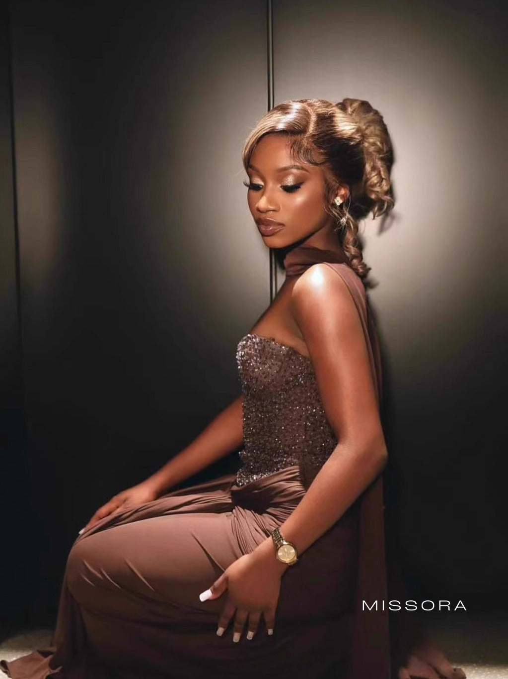 Lielle Balenli Uzun Parti Elbisesi [RNPPY9NI]