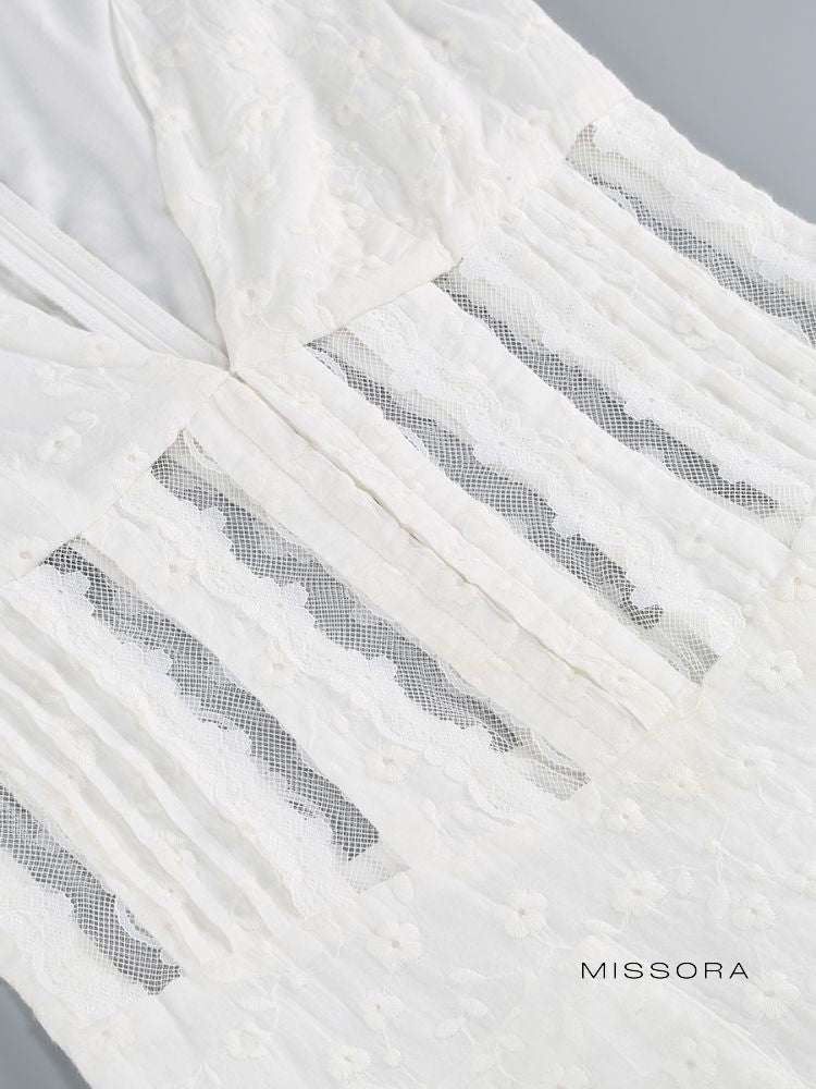 Loralai Dantel Midi Elbise [WTGPO3U6]